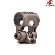 Tactical Torcia/laser Mount Dark Earth 1" Element (el-ex340-de)