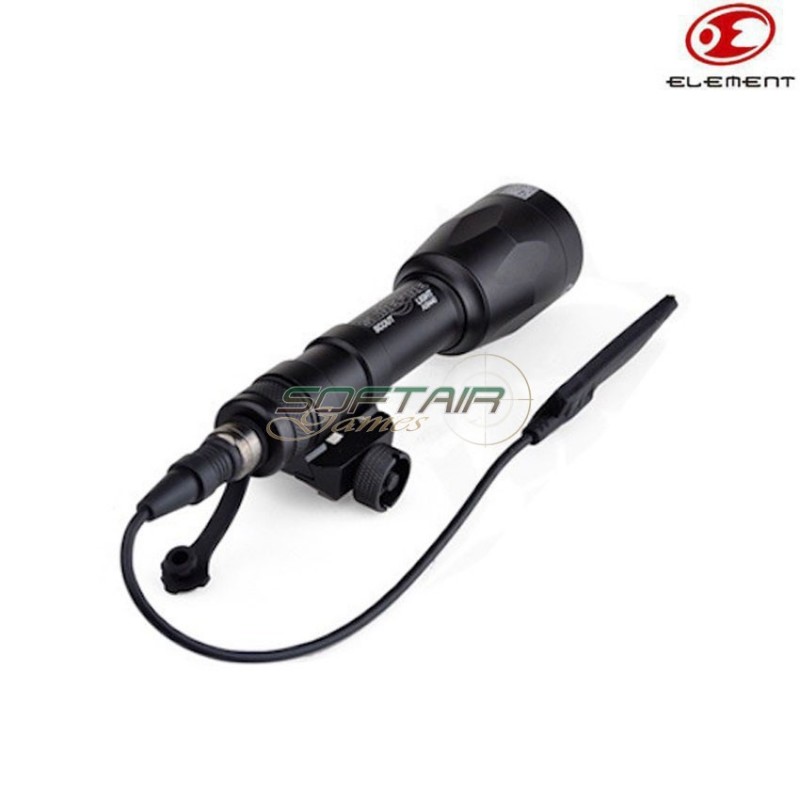 Flashlight M600p Led Tactical Black Full Version Element (el-ex362-bk)