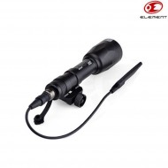 Flashlight M600p Led Tactical Black Full Version Element (el-ex362-bk)