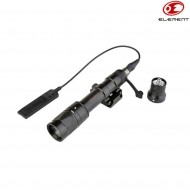Flashlight M600w Led Tactical Black Full Version Element (el-ex377-bk)