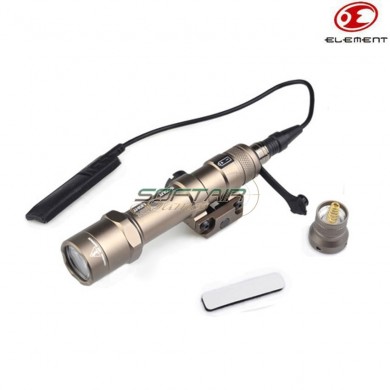 Flashlight M600b Mini Scout Led Tactical Dark Earth Element (el-ex410-de)