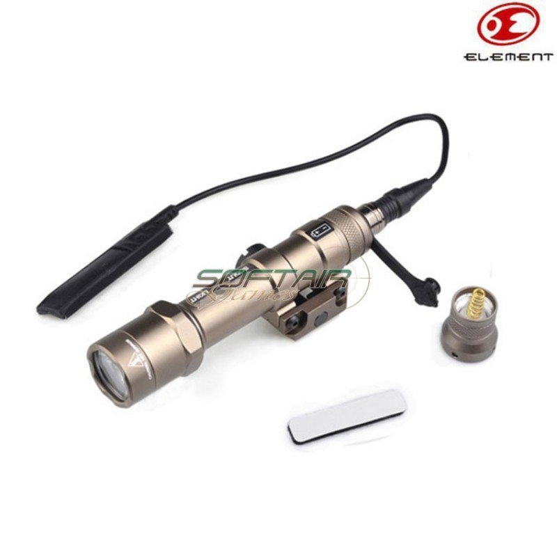 Flashlight M600b Mini Scout Led Tactical Dark Earth Element (el-ex410-de)