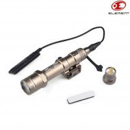 Flashlight M600b Mini Scout Led Tactical Dark Earth Element (el-ex410-de)
