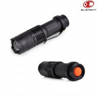 Tactical Flashlight Mini Telescopic Black Element (el-ex421-bk)