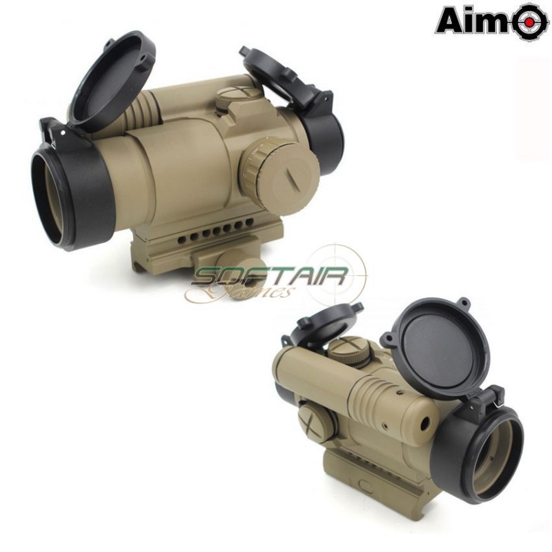 M4 Type Dot Sight & Laser Dark Earth Aim-o (ao3047-de)