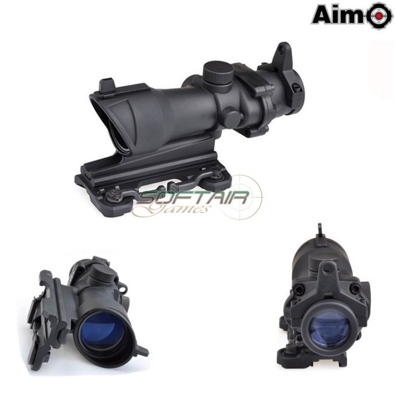 Acog 4x32 Scope Black W/qd Mount Aim-o (ao5314-bk)