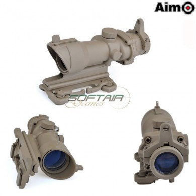 Acog 4x32 Scope Dark Earth W/qd Mount Aim-o (ao5314-de)