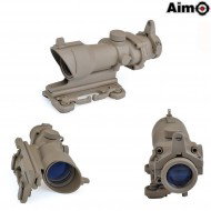 Acog 4x32 Scope Dark Earth W/qd Mount Aim-o (ao5314-de)