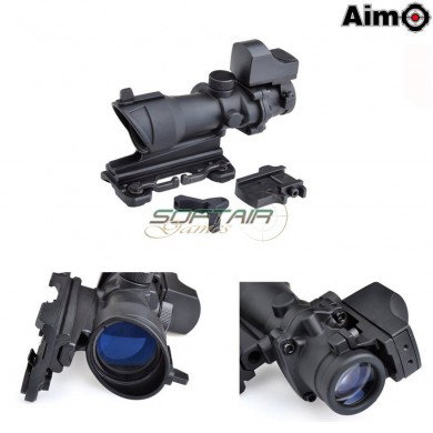 Acog 4x32 W/qd Mount + Mini Red Dot Black Aim-o (ao5316-bk)
