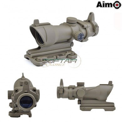 Acog 4x32 W/qd Mount Scope Illuminated Reticle Dark Earth Aim-o (ao5319-de)