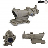 Acog 4x32 W/qd Mount Scope Illuminated Reticle Dark Earth Aim-o (ao5319-de)