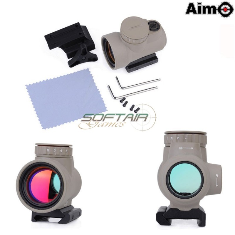 Red Dot Mro Sight 2.0 Type Dark Earth Aim-o (ao3058-de)
