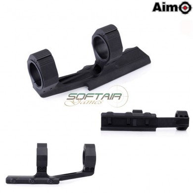 Precision Ultralight 2" Scope Mount 25.4mm/30mm Black Aim-o (ao9024-bk)