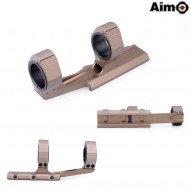 Precision Ultralight 2" Ottica Mount 25.4mm/30mm Dark Earth Aim-o (ao9024-de)