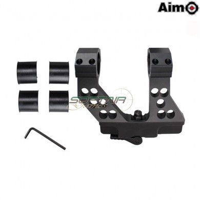 Ak Double Supporto Cantilever Da 25,4-30 Mm Black Aim-o (ao9022-bk)