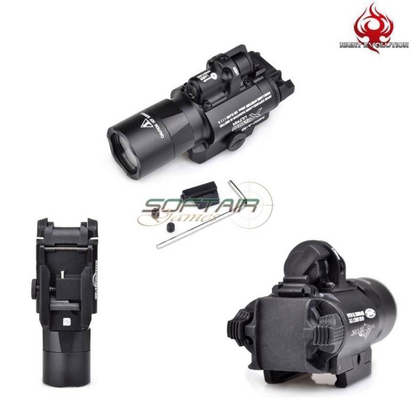 Flashlight/laser X400u Ultra Led Tactical Black Night Evolution (ne01009-bk)