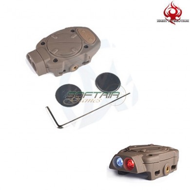 Rail Dark Earth Switch Light White/red Night Evolution (ne05016-de-red)