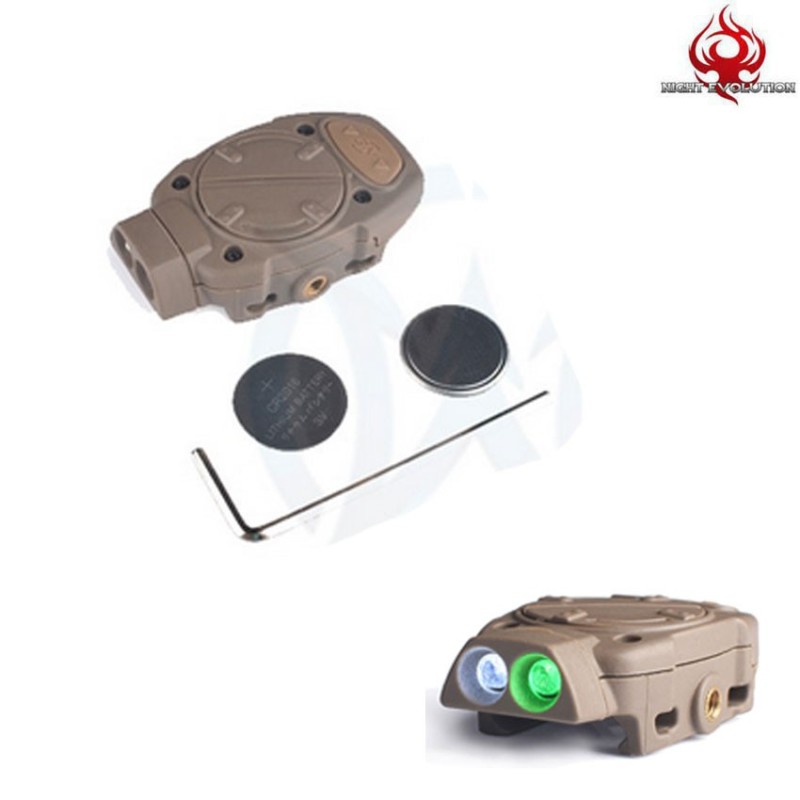 Rail Dark Earth Switch Light White/green Night Evolution (ne05016-de-green)