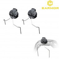 Set 2 Arc Model Helmet Rail Attachment Kit Earmor (ea-m11)