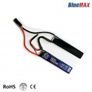 Lipo Battery Mini Tamiya Connector 7.4v X 1110mah 20c Cqb Type Bluemax-power® (bmp-7.4x1110-cqb)