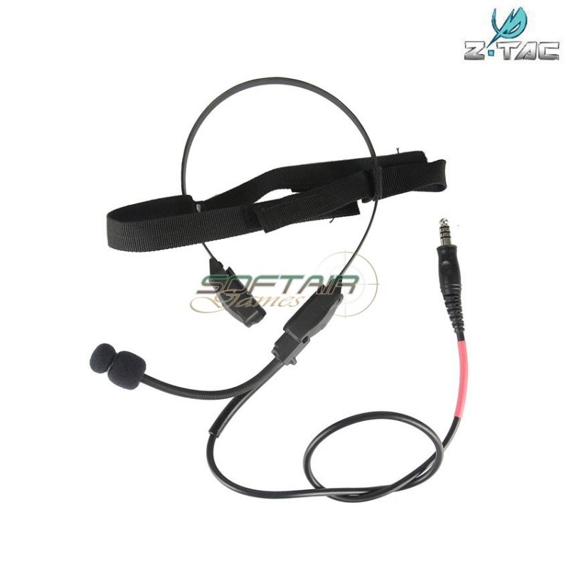 Headset Mh180-v Atlantic Signal Black Z-tactical (z136)