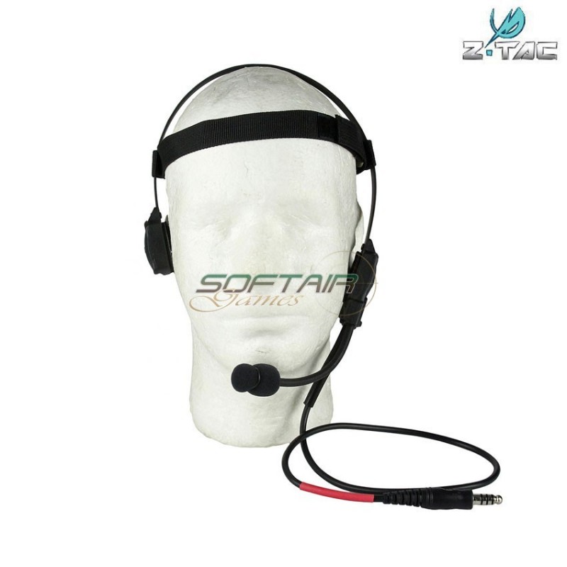 Cuffia Mh180-v Atlantic Signal Black Z-tactical (z136)