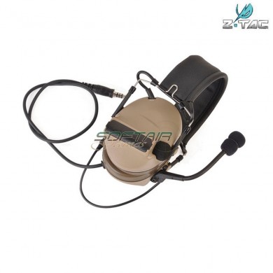 Cuffia/microfono Comtac Ii Dark Earth Z-tactical (z041-de)