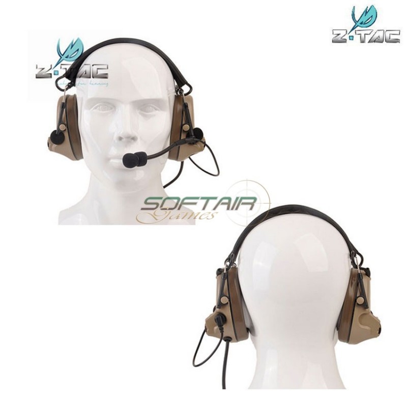 Headset/microphone Comtac Ii Dark Earth Z-tactical (z041-de)