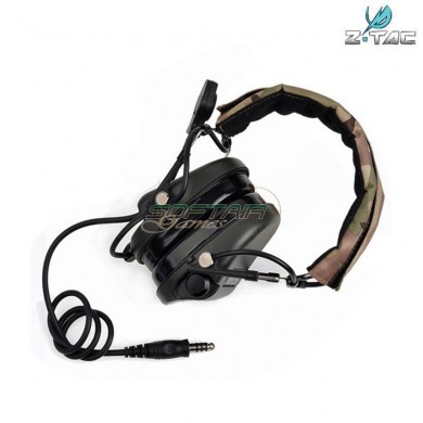 Cuffia/microfono Black Hi-threat Tea Style Tier 1 Z-tactical (z110-bk)