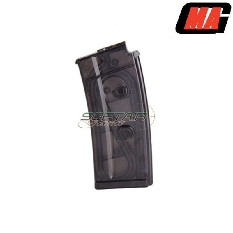Mid-cap Magazine Clear Black 100bb Polymer For Sig Aeg Mag (mag-003-1)