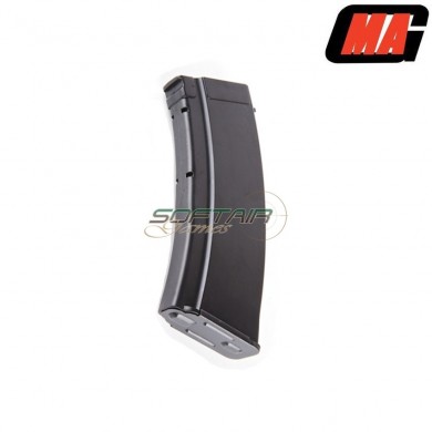 Caricatore Monofilare Black 100bb Polimero Per Ak Aeg Mag (mag-008c-1)