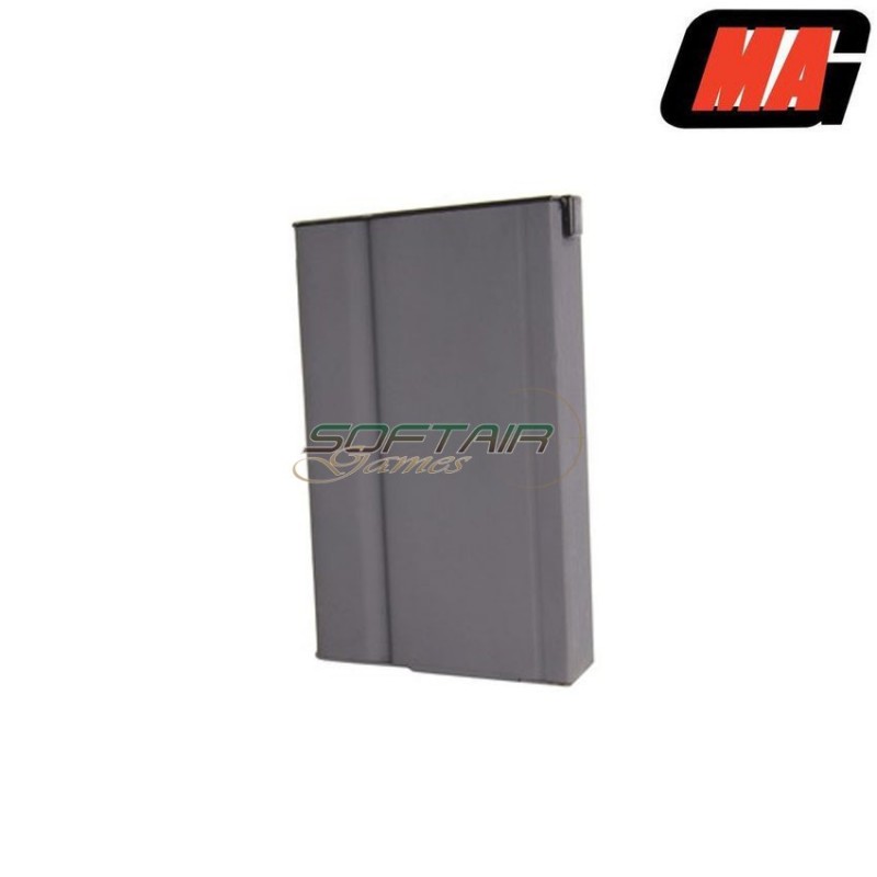 Caricatore Monofilare Mass Grey 190bb Acciaio Per M14 Aeg Mag (mag-014-1)