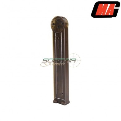 Caricatore Monofilare Clear Black 170bb Polimero Per P90 Aeg Mag (mag-015-1)