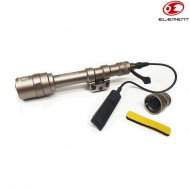 Flashlight M600aa Scout Led Tactical Dark Earth Element (el-ex400-de)