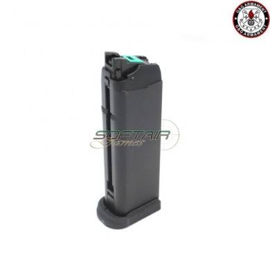 Caricatore A Gas 22bb Black Per Gtp9/smc9 G&g (gg-08167)