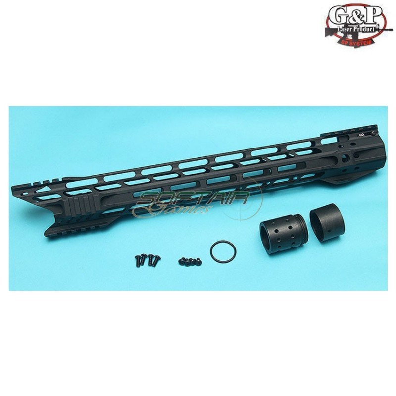 Rail LC Black 16.20" Mtfc System Shark G&p (gp-mlk016bk)