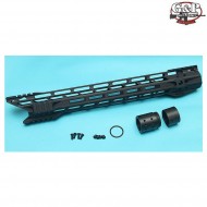 Rail LC Black 16.20" Mtfc System Shark G&p (gp-mlk016bk)