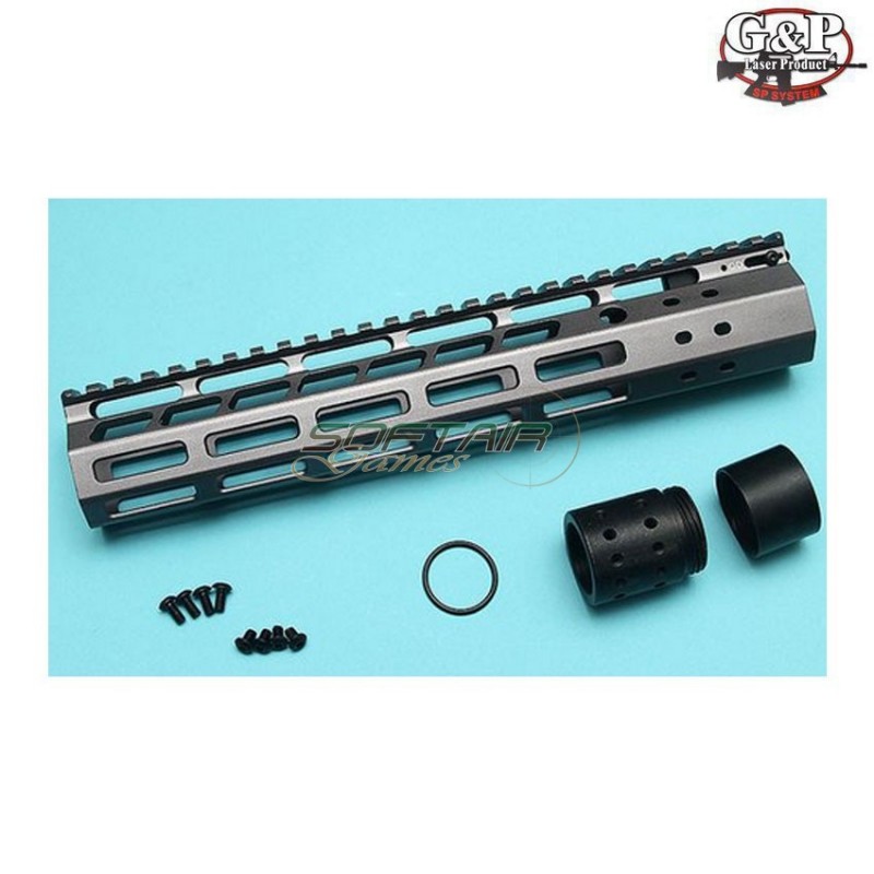 Rail LC Grey 10.75" Mtfc System G&p (gp-mlk015gy)
