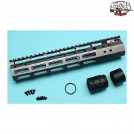 Rail LC Grey 10.75" Mtfc System G&p (gp-mlk015gy)