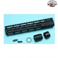 Rail LC Black 10.75" Mtfc System G&p (gp-mlk015bk)