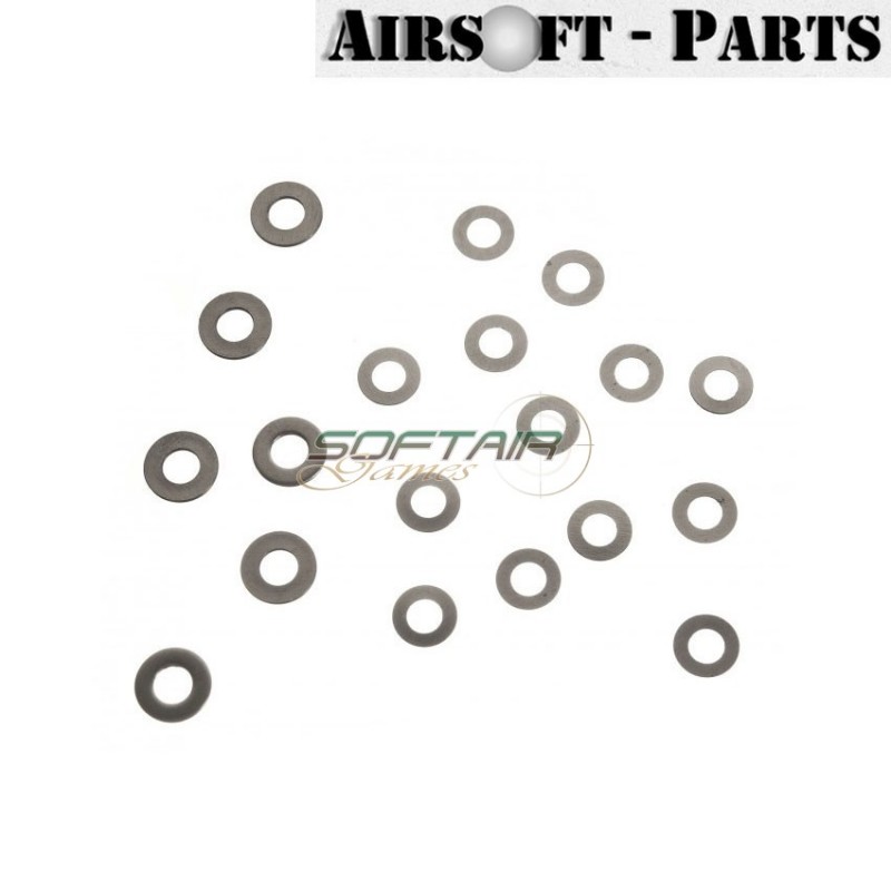 Set 20pcs Gearbox Shims 0.1/0.2/0.5 Airsoft Parts (atp-podl-20)