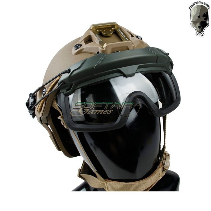 Tactical Glasses Sf Qd For Helmet Olive Drab Tmc (tmc-3105-od)