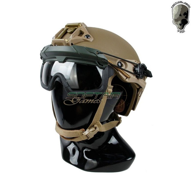 Tactical Glasses Sf Qd For Helmet Olive Drab Tmc (tmc-3105-od)