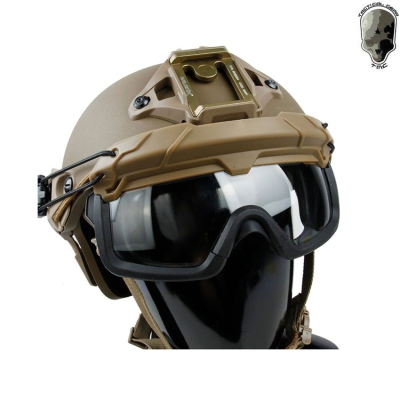 Tactical Glasses Sf Qd For Helmet Dark Earth Tmc (tmc-3105-de)