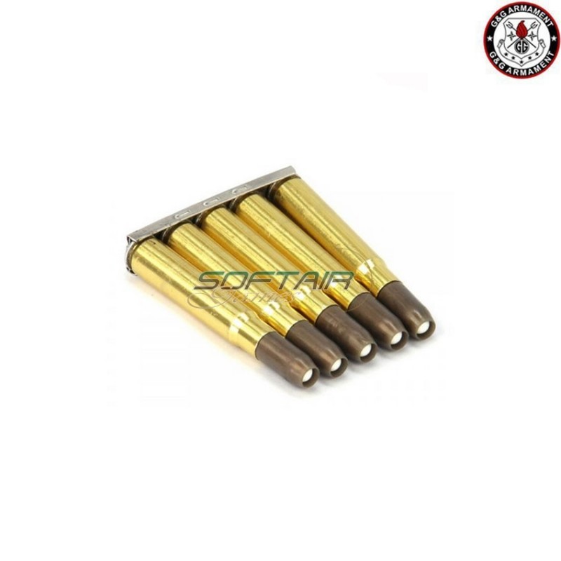 Set 5 Cartridge Shell For Kar98k Se G980 G&g (gg-08136)