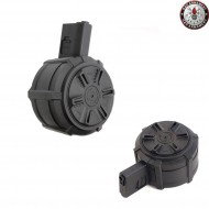 Combo With Lipo Battery Electric Auto Drum Magazine 2300bb M4/m16 Aeg Black G&g (gg-08170)