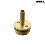 Testa Cilindro In Ottone Per L96 Well (a-mb05sp)