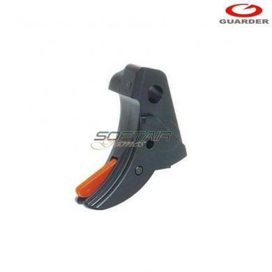 Grilletto ridged Black/red Per Glock Guarder (glk-84bk/red)