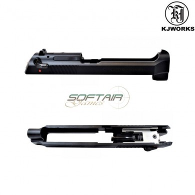 Set Slide & Air Kit Black For M9 Ggb1 Kjworks (kjw-caggb1)