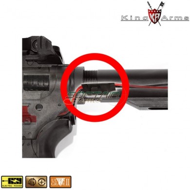 Electric Rifle Pdw 9mm Sbr Shorty Black King Arms (ka-ag-229-bk)